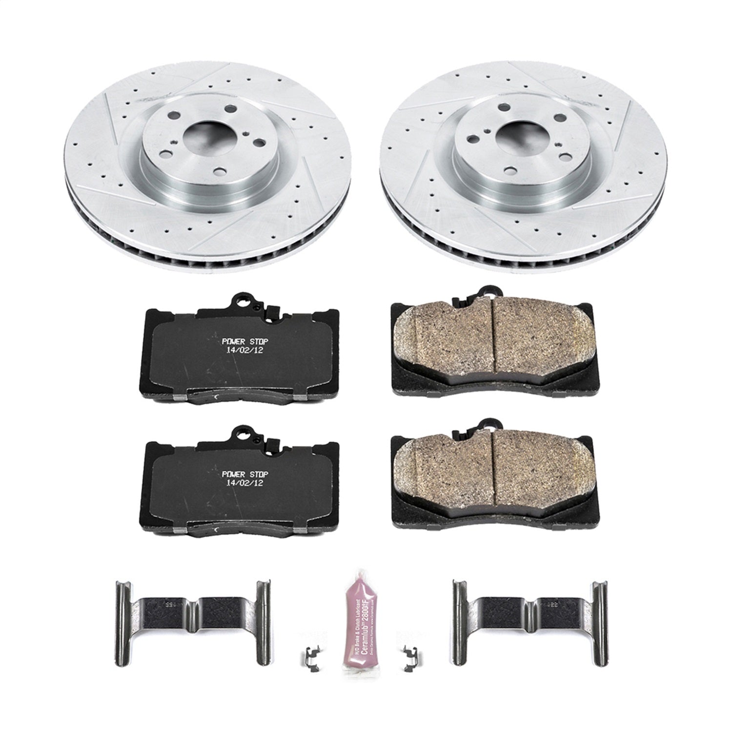 PowerStop Z23 Evolution Sport Front Brake Kit | Lexus GS350 (09-11) (K5868)