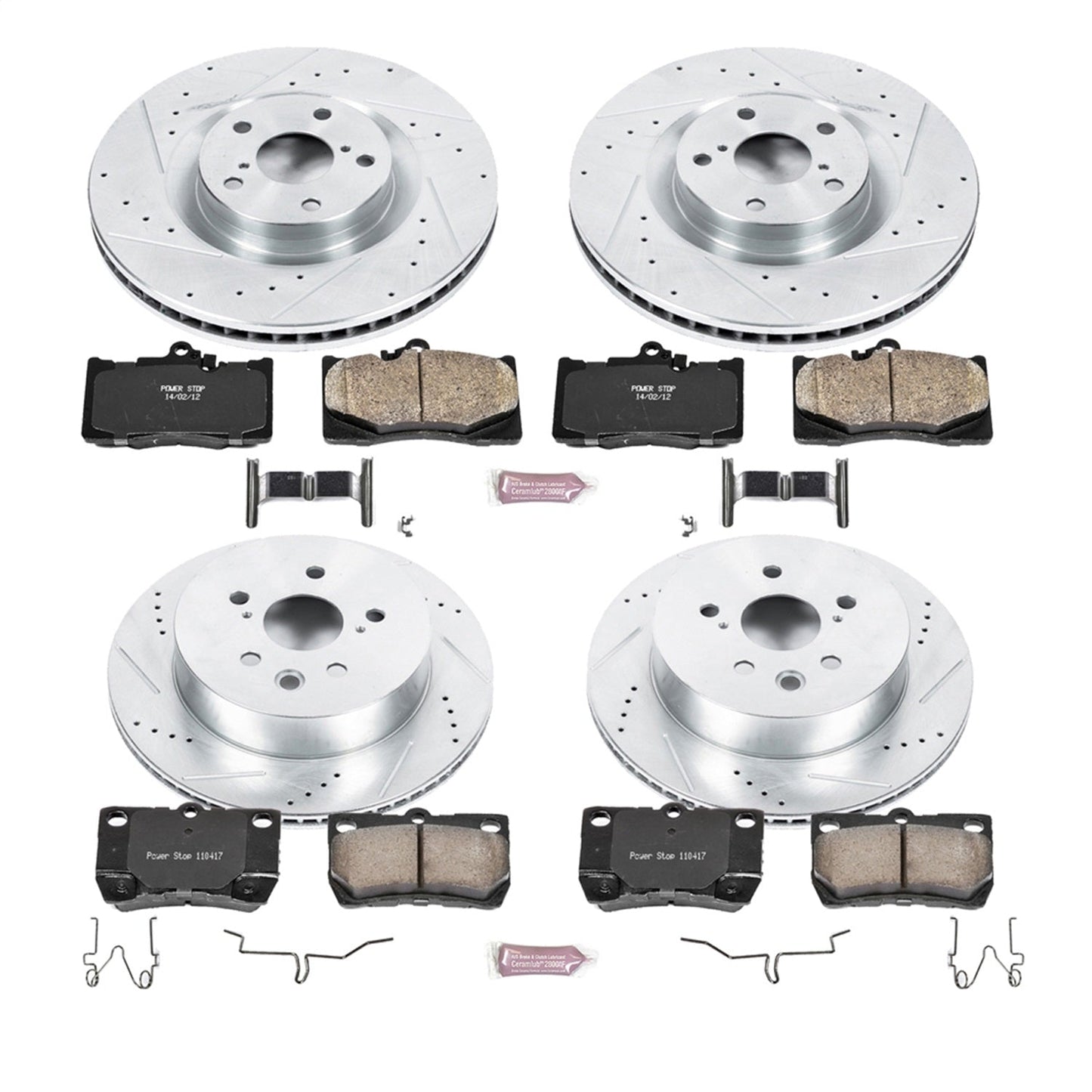 PowerStop Front & Rear Z23 Evolution Sport Brake Kit | Lexus GS350 (09-11) (K5869)