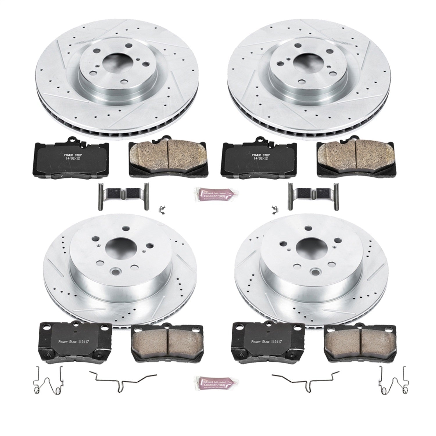 PowerStop Front & Rear Z23 Evolution Sport Brake Kit | Lexus GS350 (09-11) (K5869)