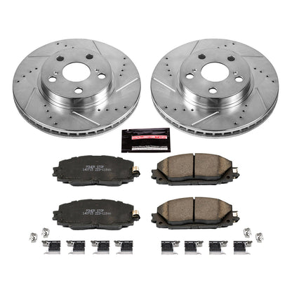 PowerStop Z23 Evolution Sport Front Brake Kit | Lexus CT200h (11-17) (K5870)