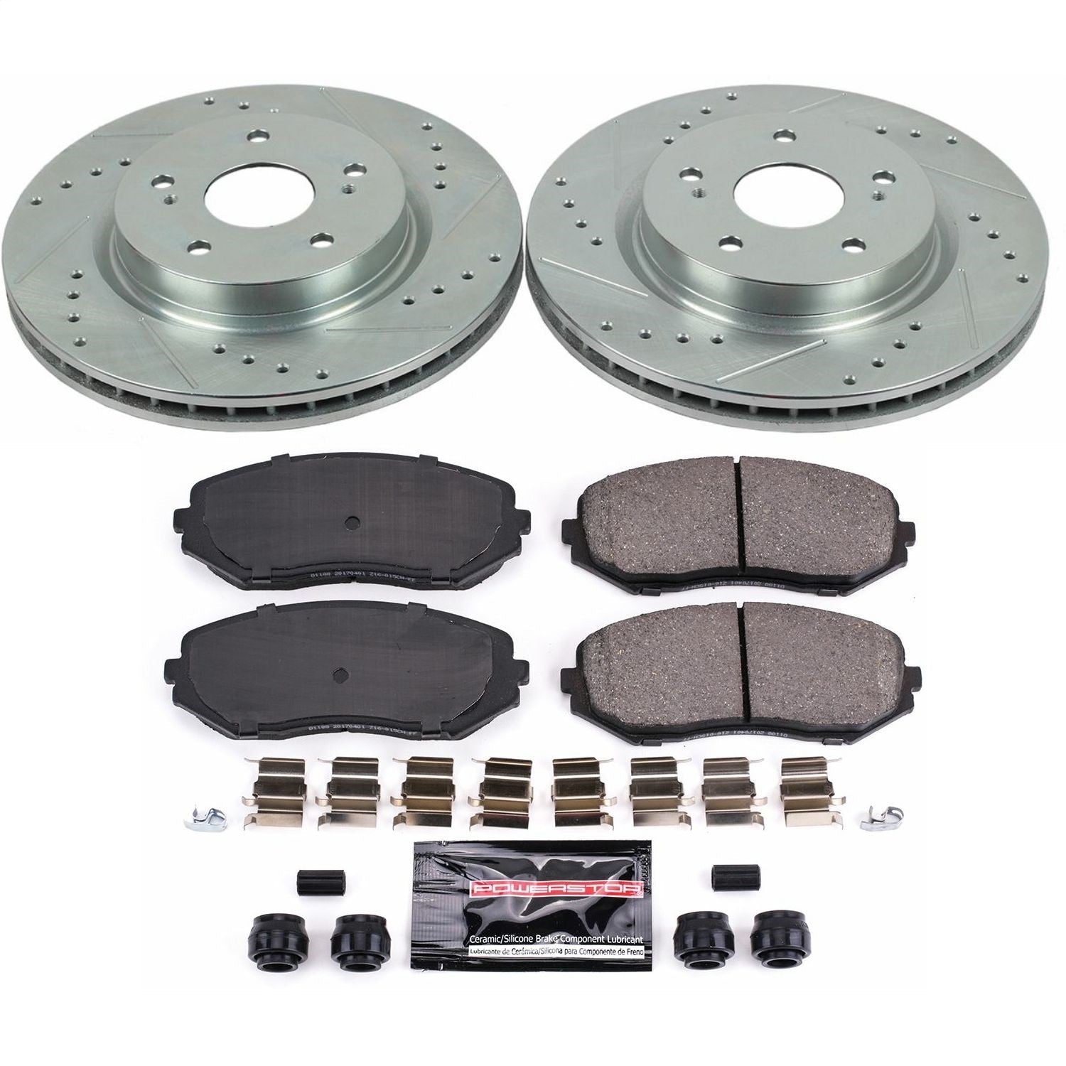 PowerStop Front Z23 Evolution Sport Brake Kit | Suzuki Grand Vitara (06-13) (K5886)