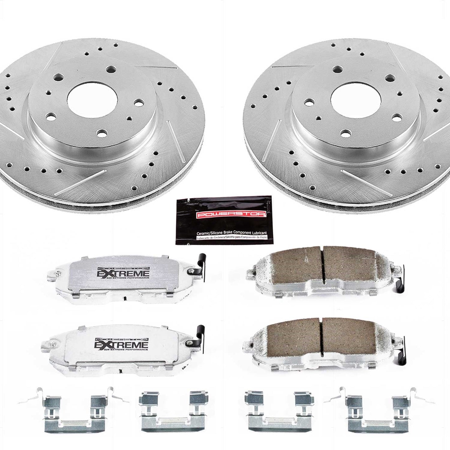PowerStop Front Z26 Street Warrior Brake Kit | Suzuki SX4 (07-13) (K5887-26)
