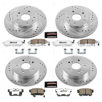 PowerStop Front & Rear Z26 Street Warrior Brake Kit | Suzuki SX4 (07-13) (K5888-26)