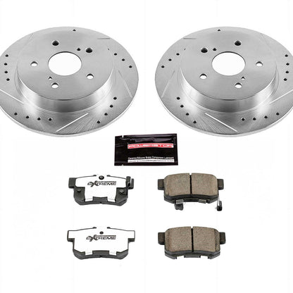 PowerStop Rear Z26 Street Warrior Brake Kit | Suzuki SX4 (07-13) (K5889-26)