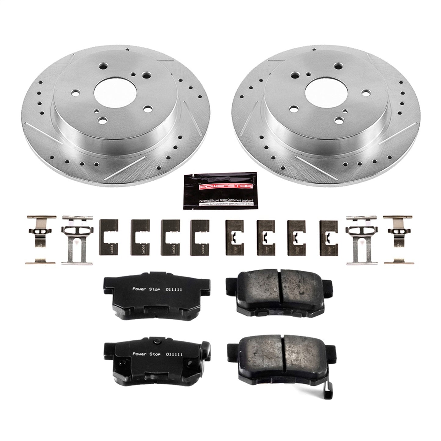 PowerStop Rear Z23 Evolution Sport Brake Kit | Suzuki SX4 (07-13) (K5889)
