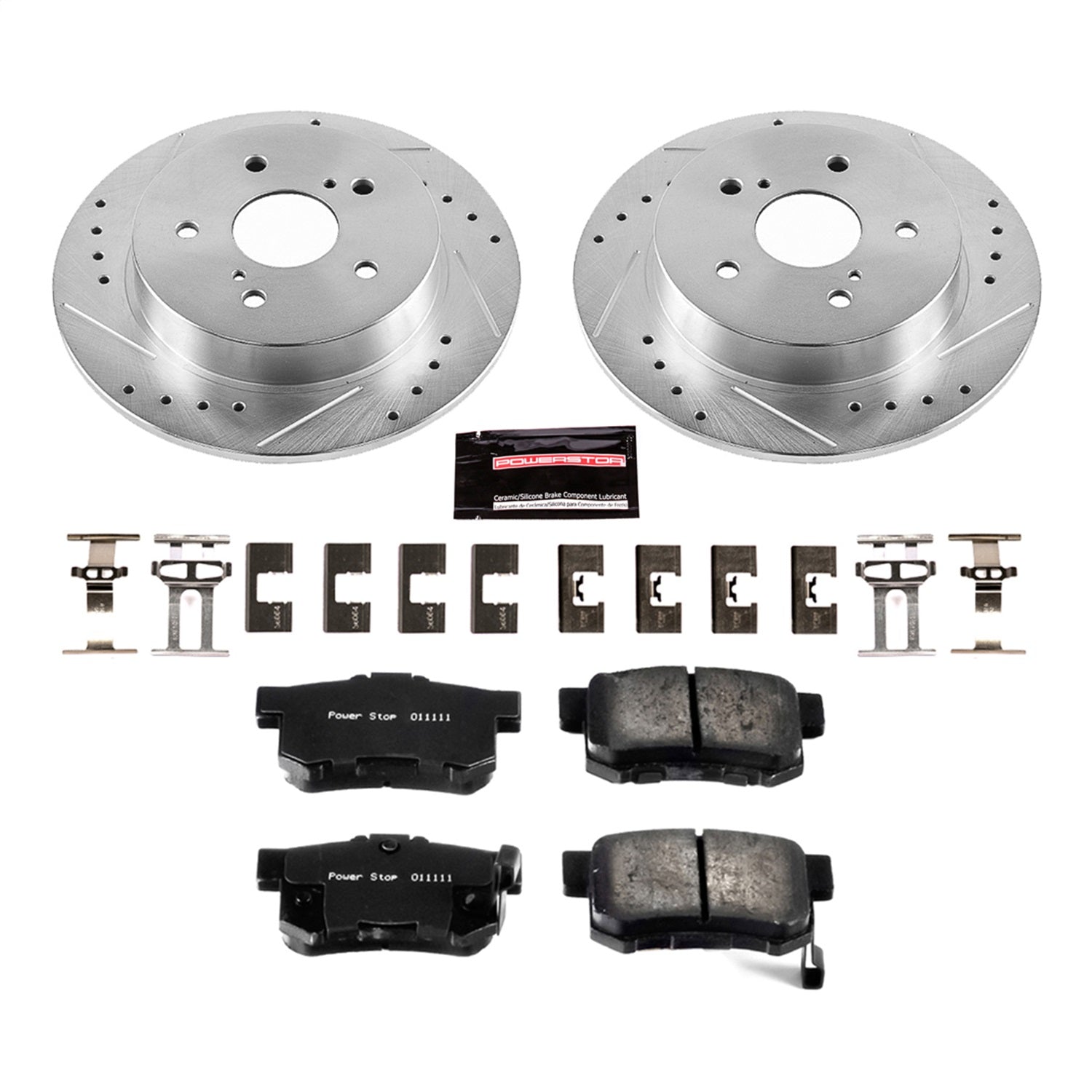 PowerStop Rear Z23 Evolution Sport Brake Kit | Suzuki SX4 (07-13) (K5889)