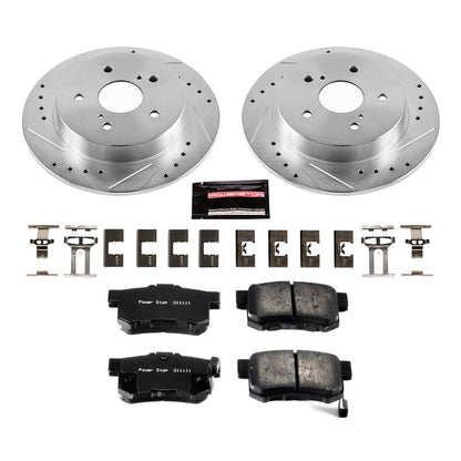 PowerStop Rear Z23 Evolution Sport Brake Kit | Suzuki SX4 (07-13) (K5889)
