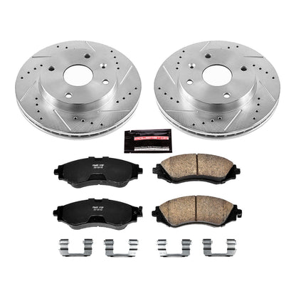 PowerStop Front Z23 Evolution Sport Brake Kit | Suzuki Forenza (04-08) (K5894)