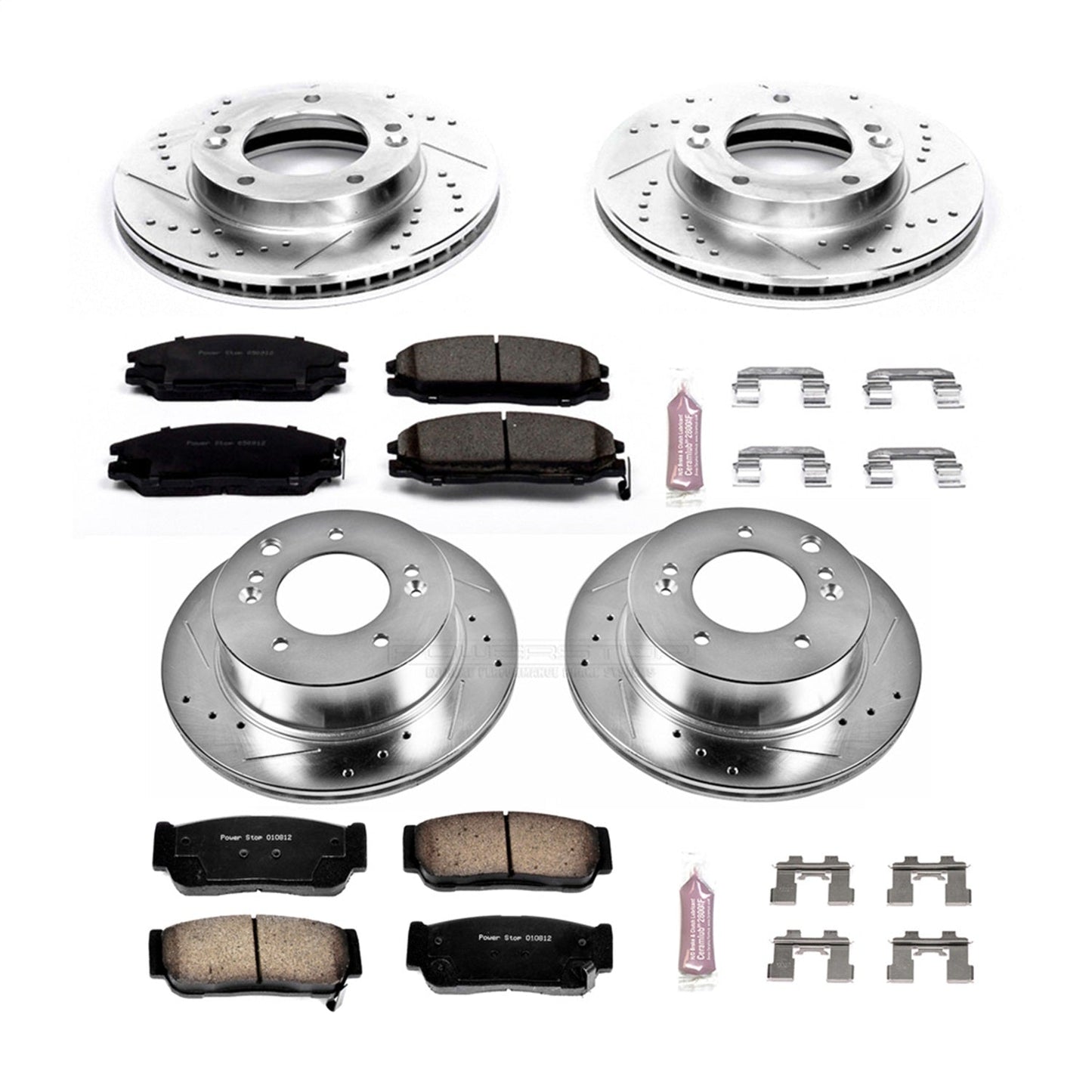 PowerStop Front & Rear Z23 Evolution Sport Brake Kit | Kia Sorento (03-06) (K5900)
