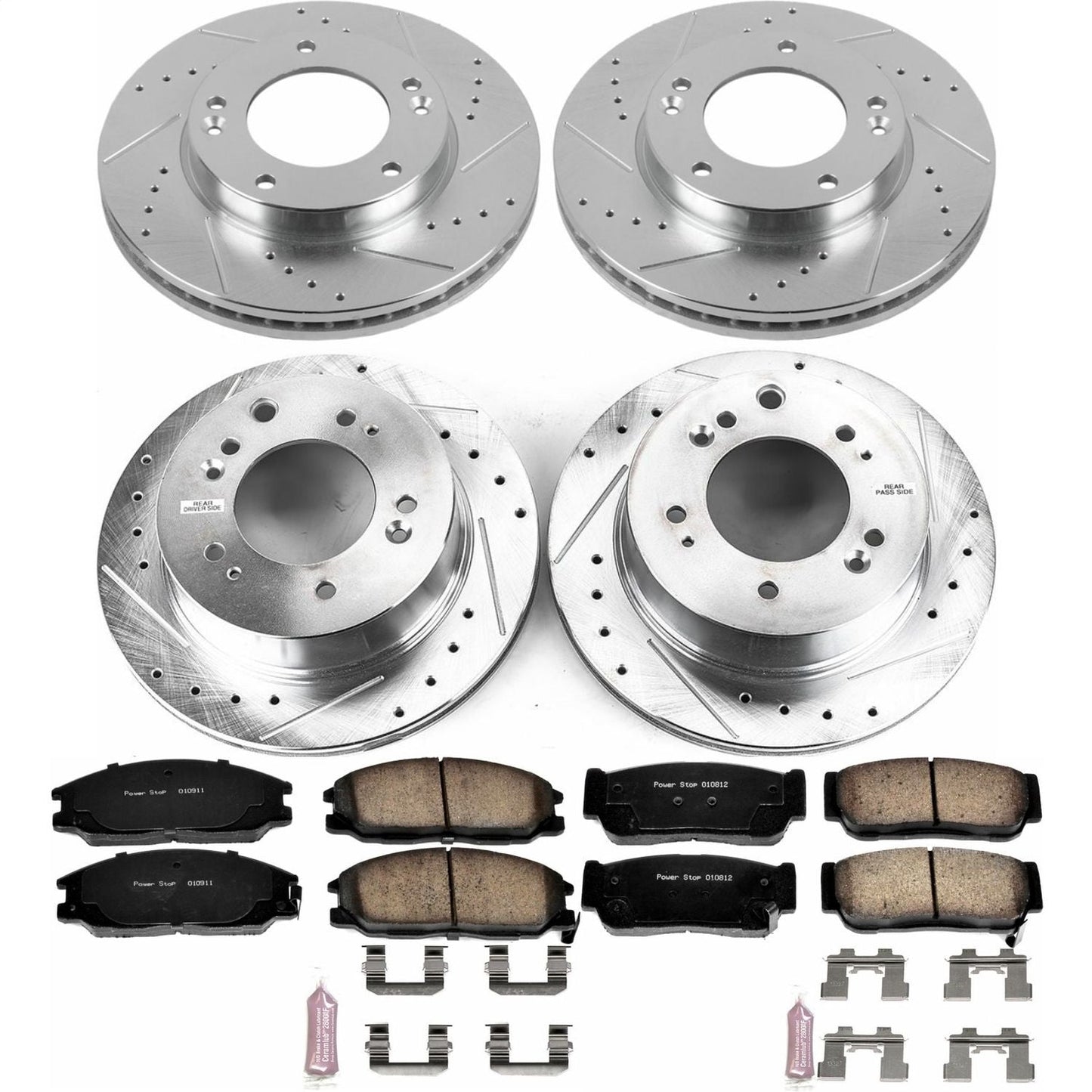 PowerStop Front & Rear Z23 Evolution Sport Brake Kit | Kia Sorento (07-09) (K5909)