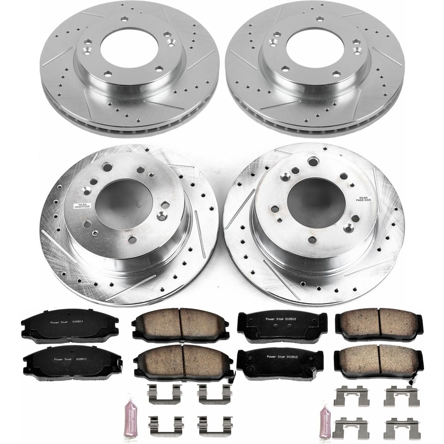 PowerStop Front & Rear Z23 Evolution Sport Brake Kit | Kia Sorento (07-09) (K5909)
