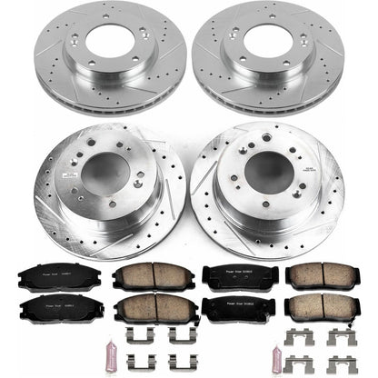 PowerStop Front & Rear Z23 Evolution Sport Brake Kit | Kia Sorento (07-09) (K5909)