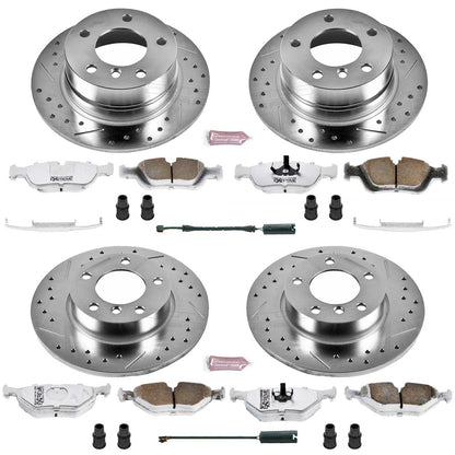 PowerStop Front & Rear Z26 Street Warrior Brake Kit | BMW 318ti (95-99) (K591-26)