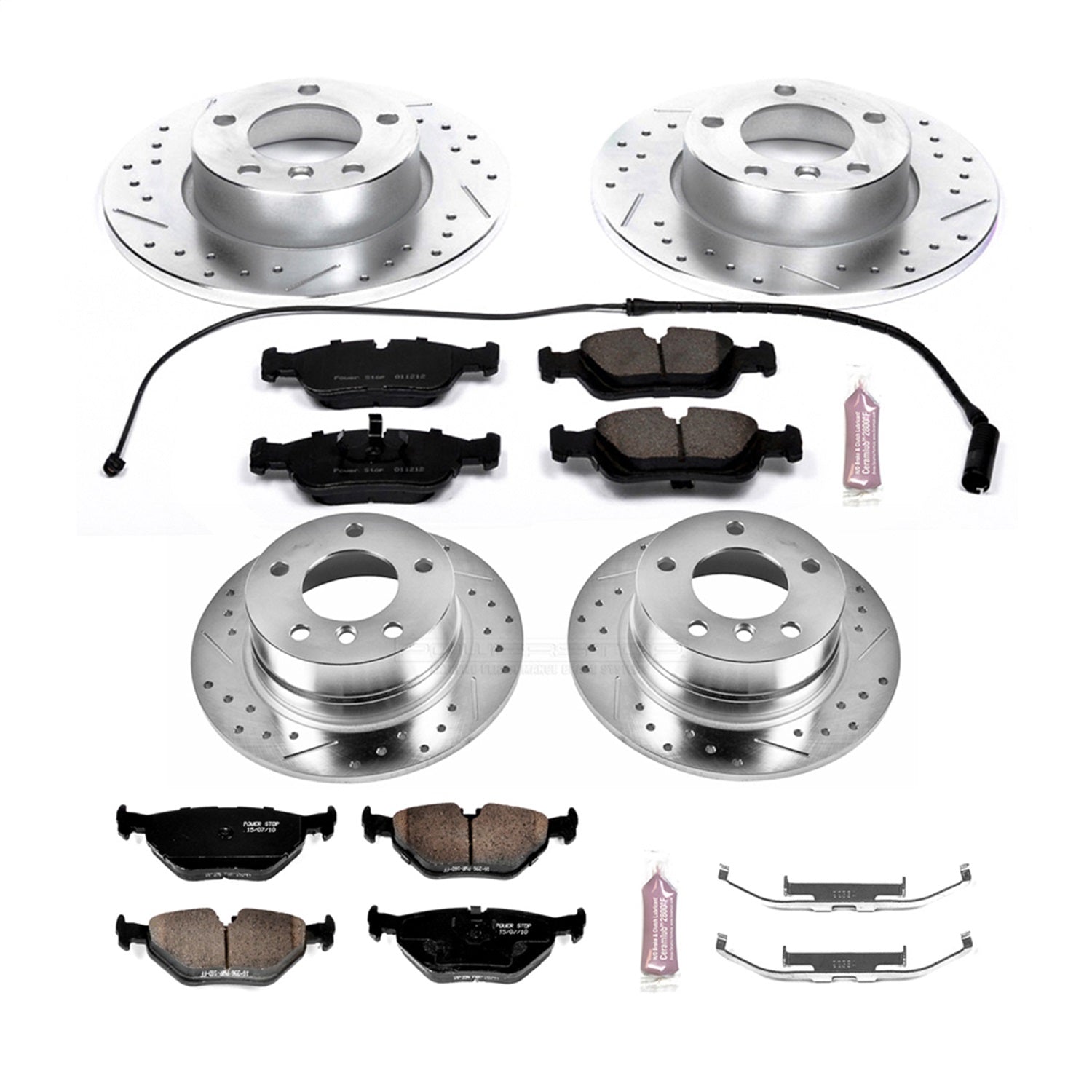 PowerStop Front & Rear Z23 Evolution Sport Brake Kit | BMW 318ti (95-99) (K591)