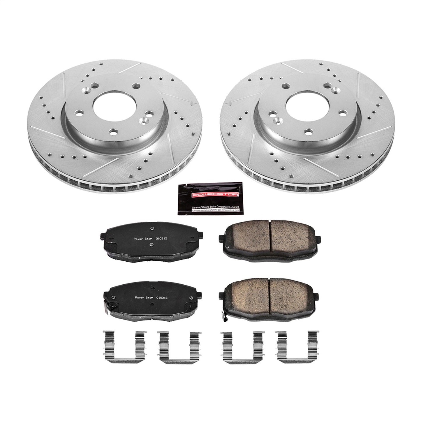 PowerStop Z23 Evolution Sport Front Brake Kit | Kia Forte (10-13) (K5911)