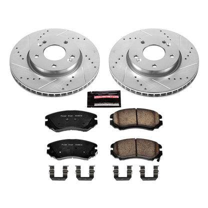 PowerStop Z23 Evolution Sport Front Brake Kit | Kia Soul (10-11) (K5913)