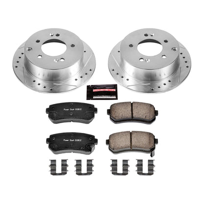 PowerStop Rear Z23 Evolution Sport Brake Kit | Kia Forte (10-13) (K5915)