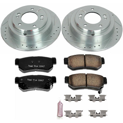 PowerStop Rear Z23 Evolution Sport Brake Kit | Kia Amanti (04-06) (K5917)