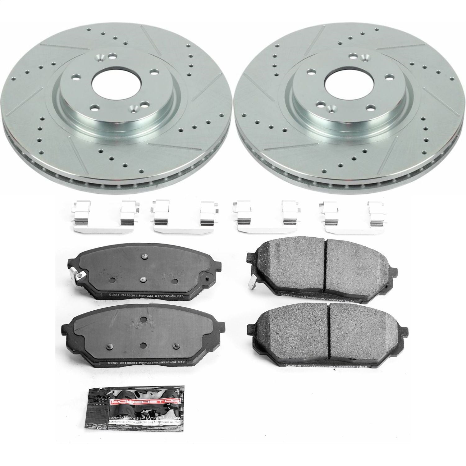 PowerStop Z23 Evolution Sport Front Brake Kit | Hyundai Veracruz (07-12) (K5918)