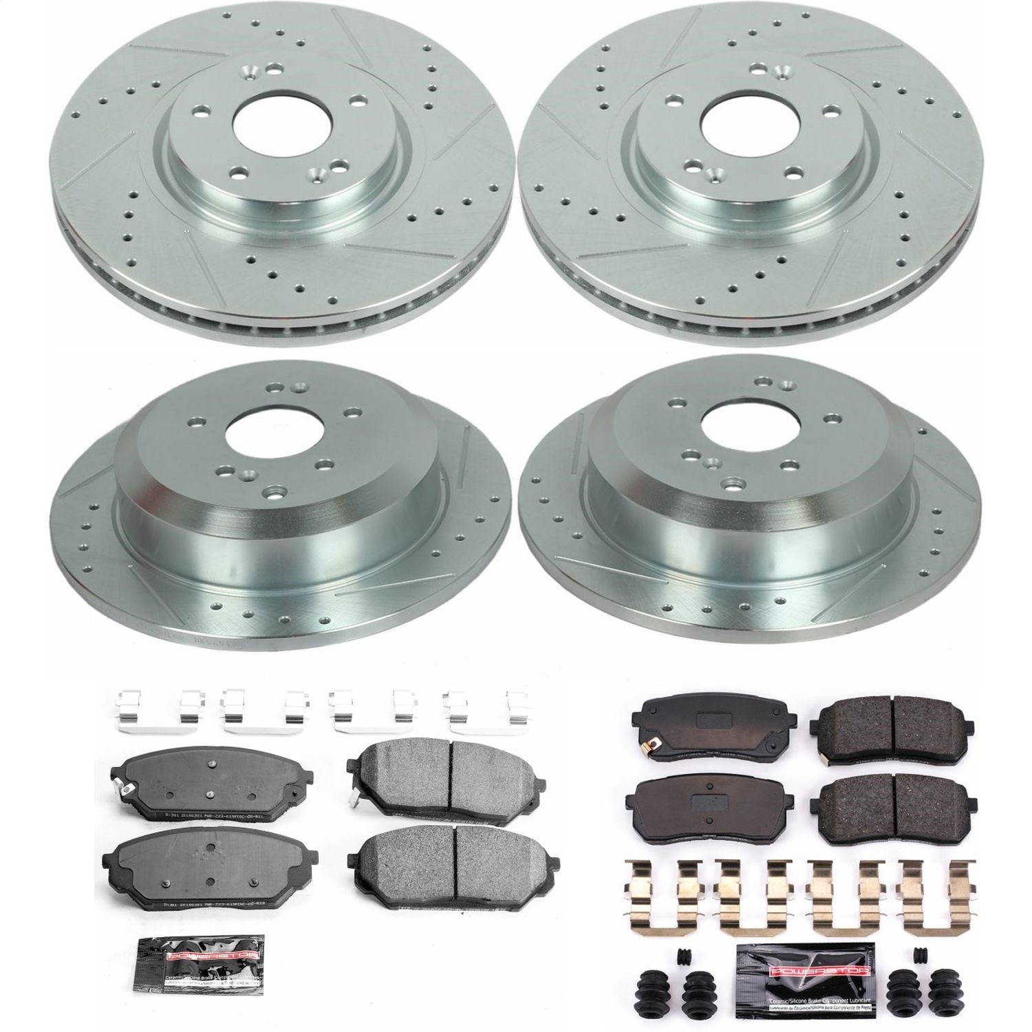 PowerStop Front & Rear Z23 Evolution Sport Brake Kit | Hyundai Veracruz (07-12) (K5919)