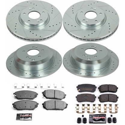 PowerStop Front & Rear Z23 Evolution Sport Brake Kit | Hyundai Veracruz (07-12) (K5919)