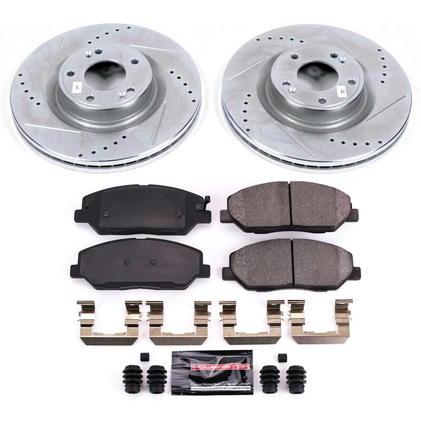 PowerStop Front Z23 Evolution Sport Brake Kit | Hyundai Genesis (09-11) (K5921)