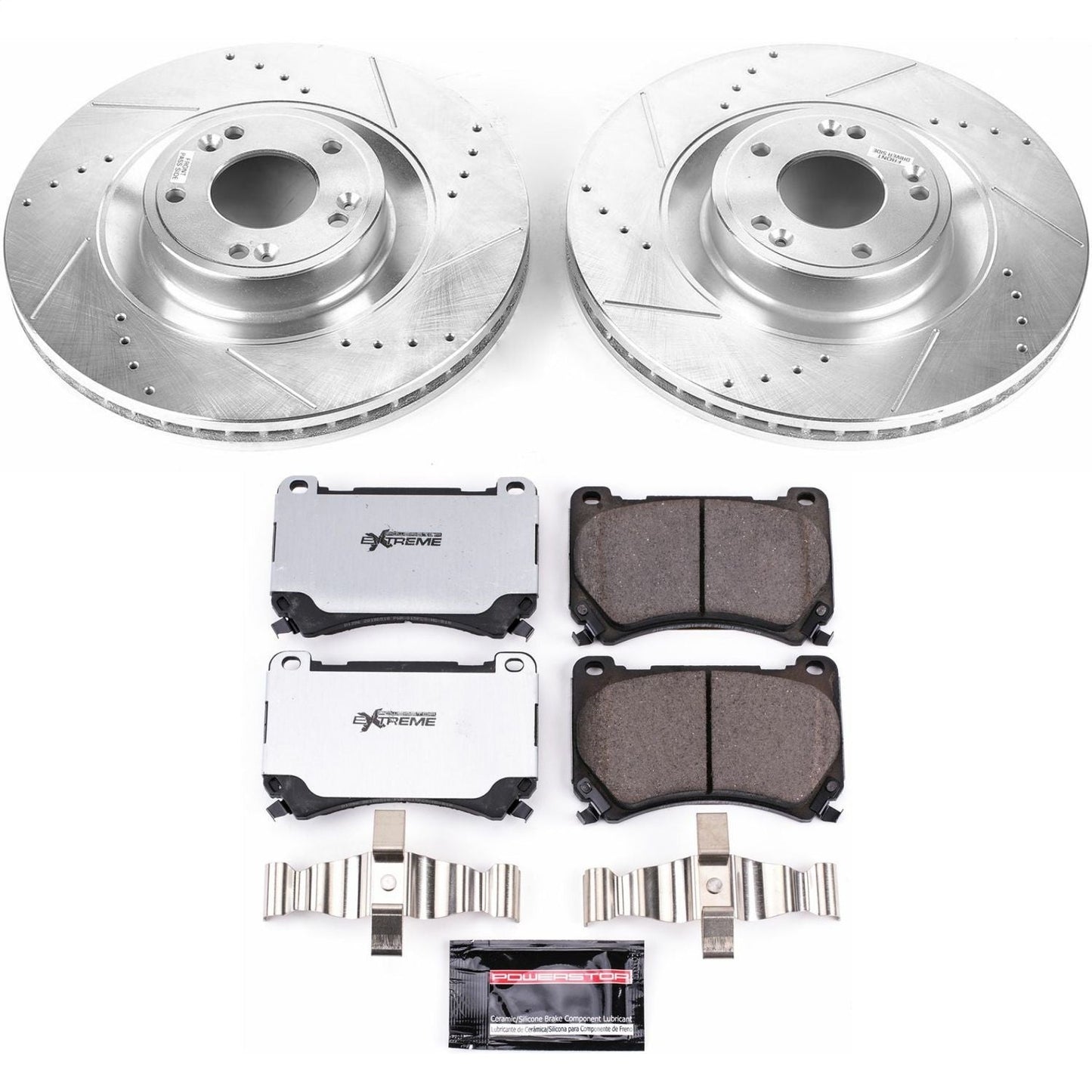 PowerStop Front Z26 Street Warrior Brake Kit | Hyundai Equus (11) (K5928-26)