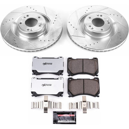 PowerStop Front Z26 Street Warrior Brake Kit | Hyundai Equus (11) (K5928-26)