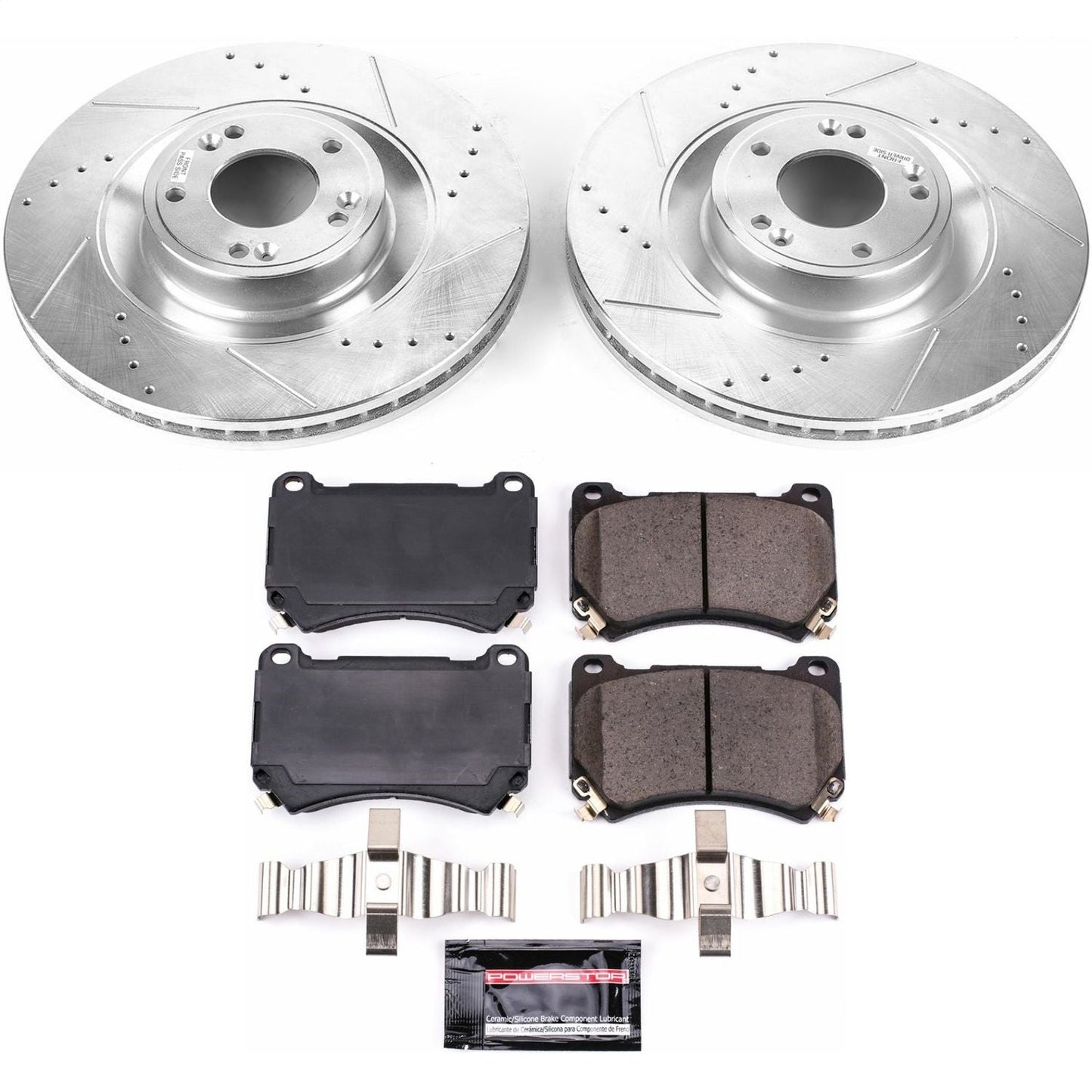 PowerStop Front Z23 Evolution Sport Brake Kit | Hyundai Equus 2011 (K5928)