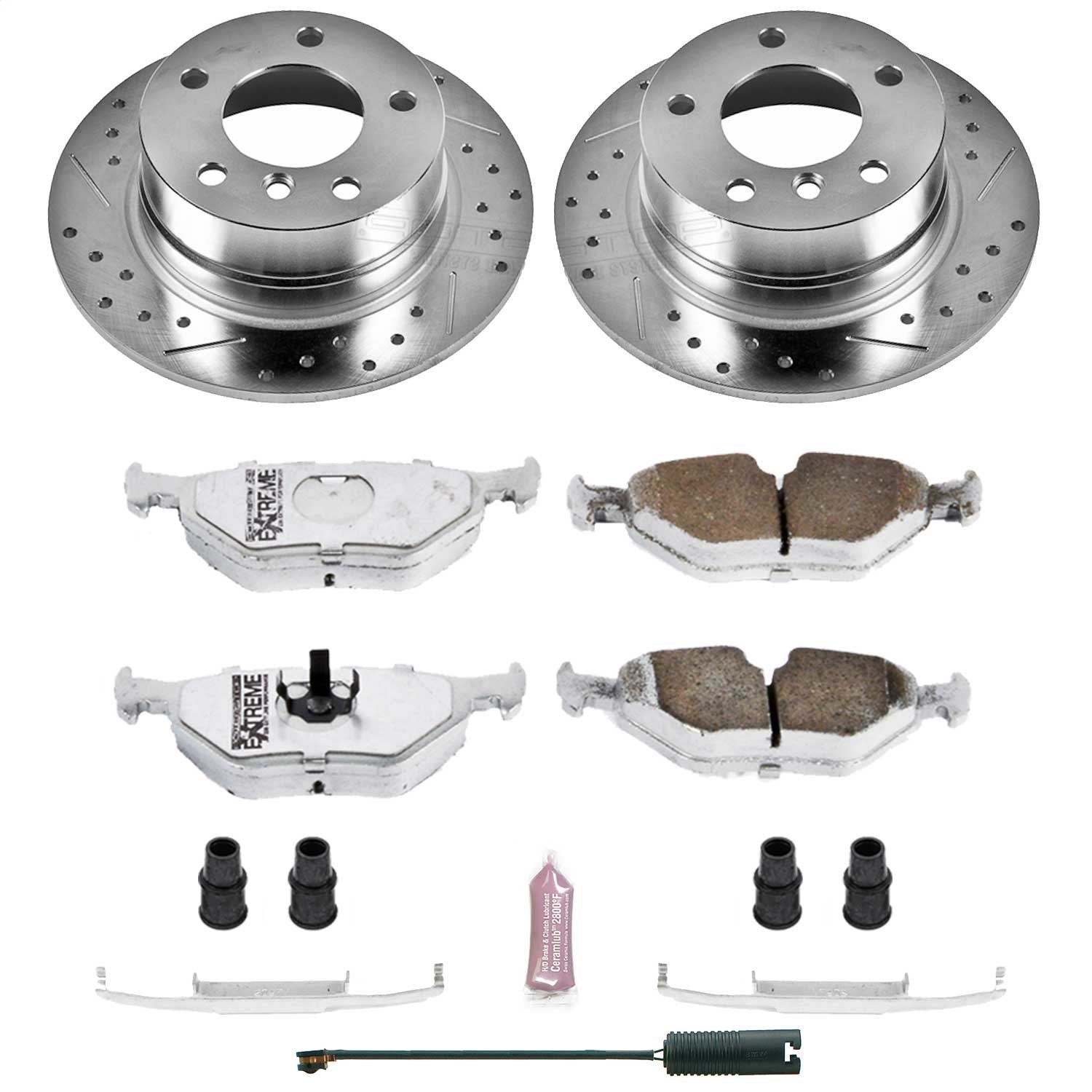 PowerStop Rear Z26 Street Warrior Brake Kit | BMW 318ti (95-99) (K593-26)