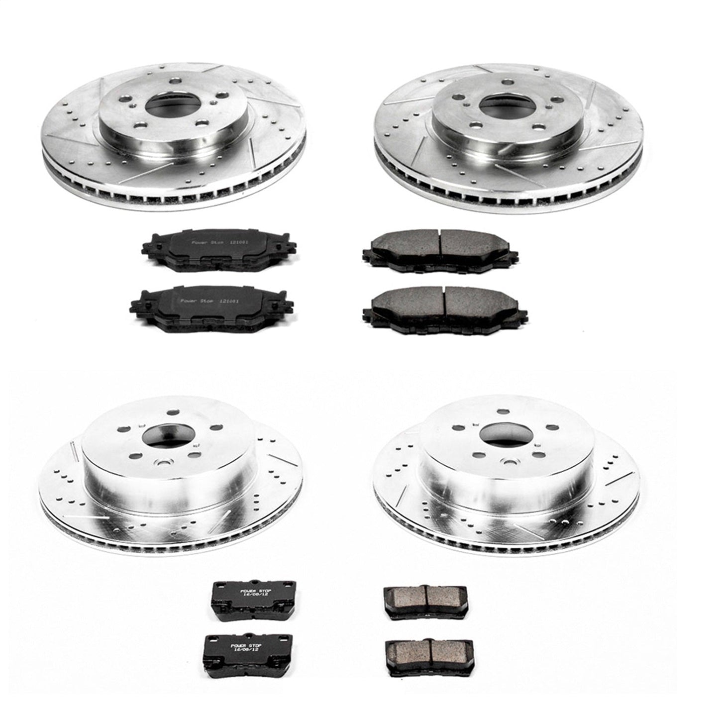 PowerStop Front & Rear Z23 Evolution Sport Brake Kit | Lexus IS250 (10-13) (K5937)
