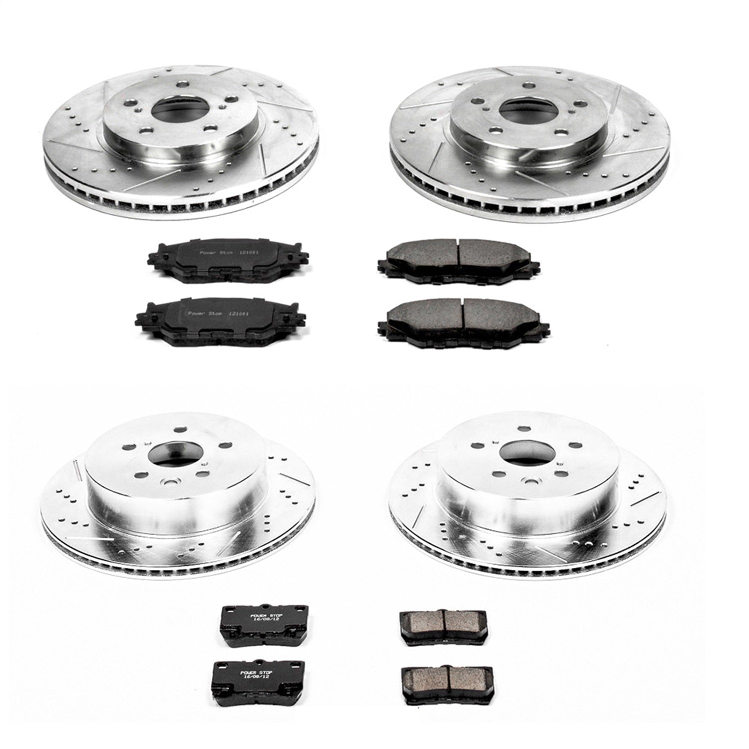 PowerStop Front & Rear Z23 Evolution Sport Brake Kit | Lexus IS250 (10-13) (K5937)