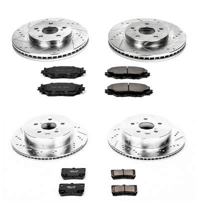 PowerStop Front & Rear Z23 Evolution Sport Brake Kit | Lexus IS250 (10-13) (K5937)
