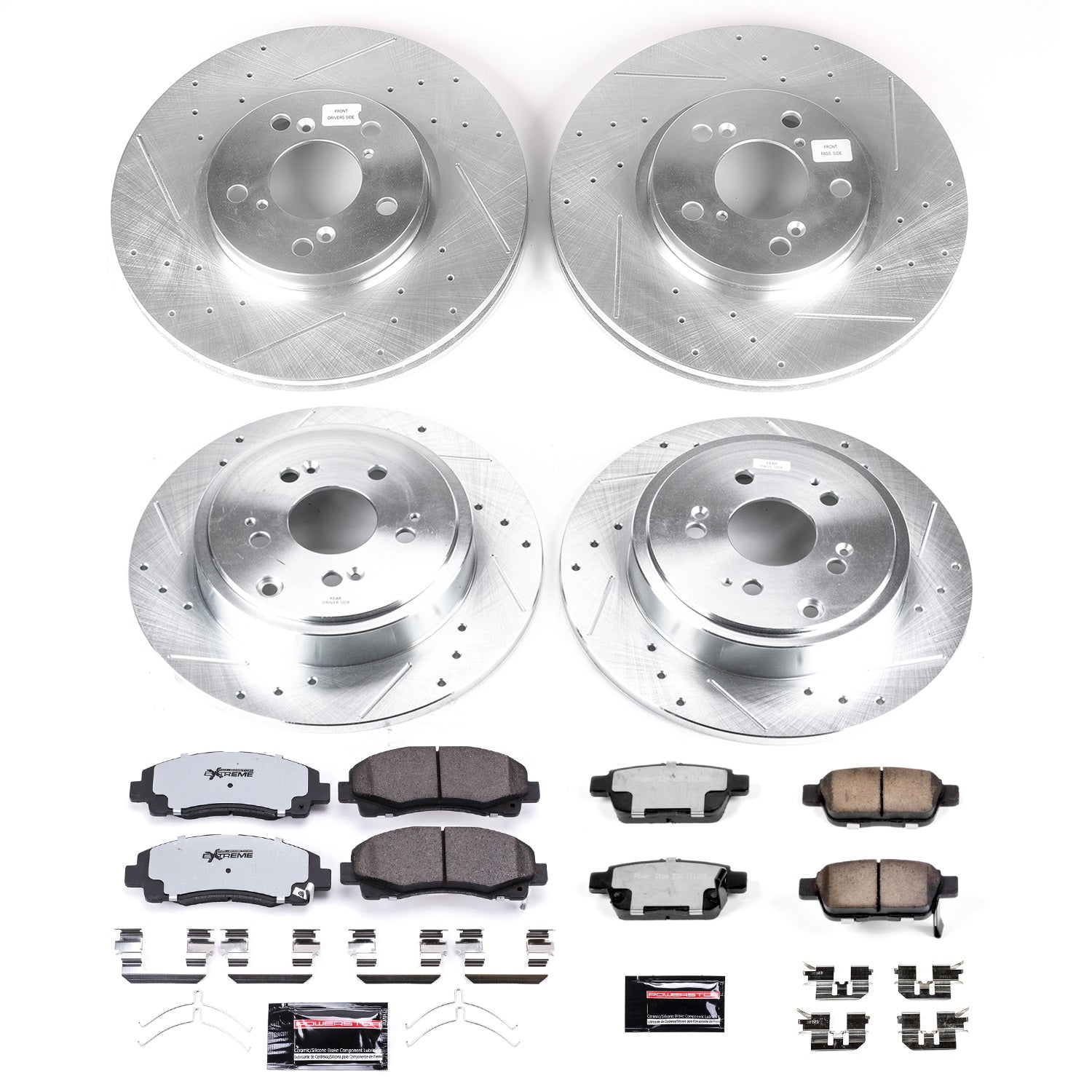PowerStop Front & Rear Z36 Truck & Tow Brake Kit | Honda Ridgeline (12-14) (K5940-36)