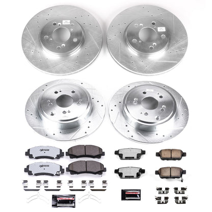 PowerStop Front & Rear Z36 Truck & Tow Brake Kit | Honda Ridgeline (12-14) (K5940-36)