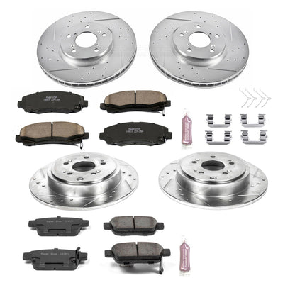 PowerStop Front & Rear Z23 Evolution Sport Brake Kit | Honda Ridgeline (12-14) (K5940)