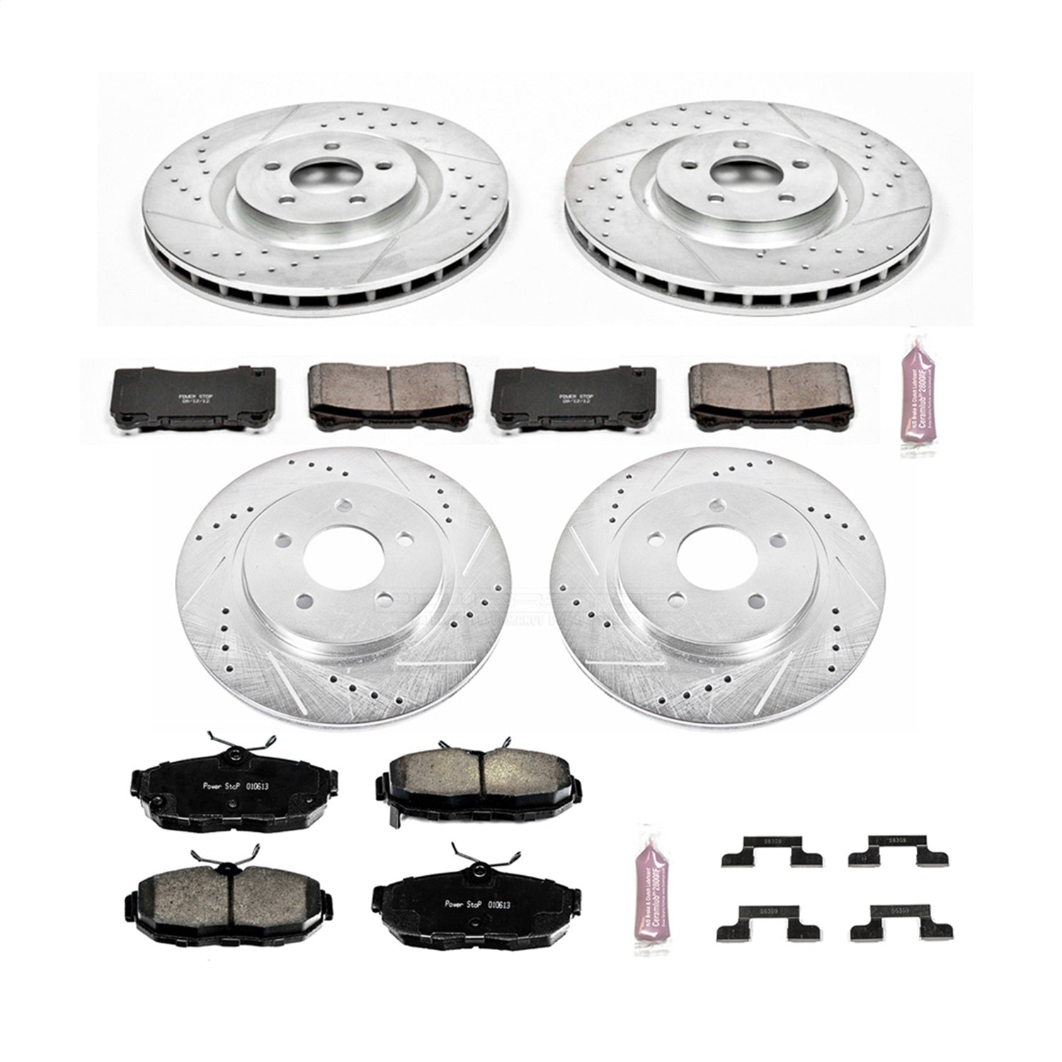 PowerStop Front & Rear Z23 Evolution Sport Brake Kit | Ford Mustang (12) (K5942)