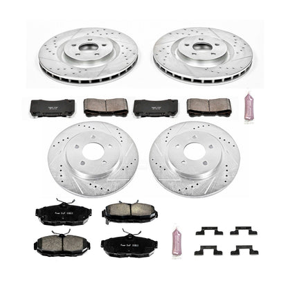 PowerStop Front & Rear Z23 Evolution Sport Brake Kit | Ford Mustang (12) (K5942)