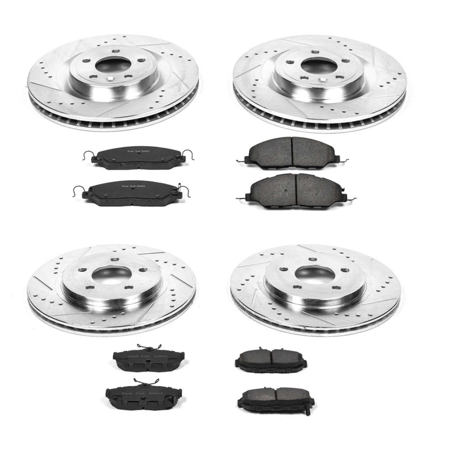 PowerStop Front & Rear Z23 Evolution Sport Brake Kit | Ford Mustang (11-14) (K5943)