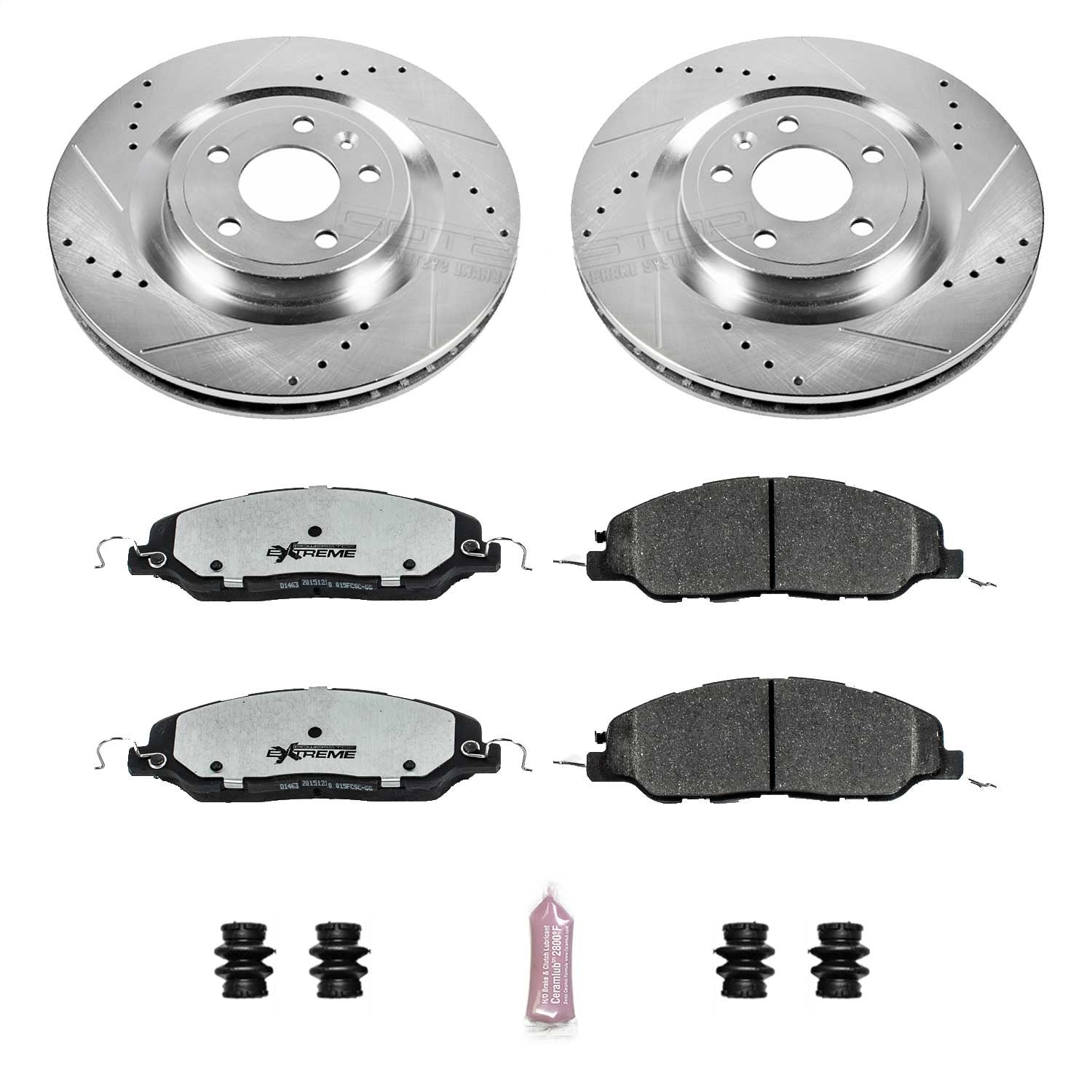 PowerStop Front Z26 Street Warrior Brake Kit | Ford Mustang (11-14) (K5944-26)