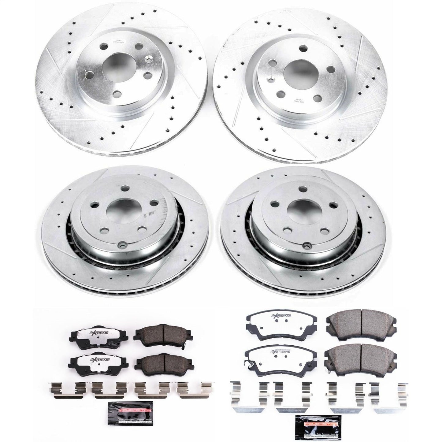 PowerStop Front & Rear Z26 Street Warrior Brake Kit | Chevrolet Caprice (11-17) (K5949-26)