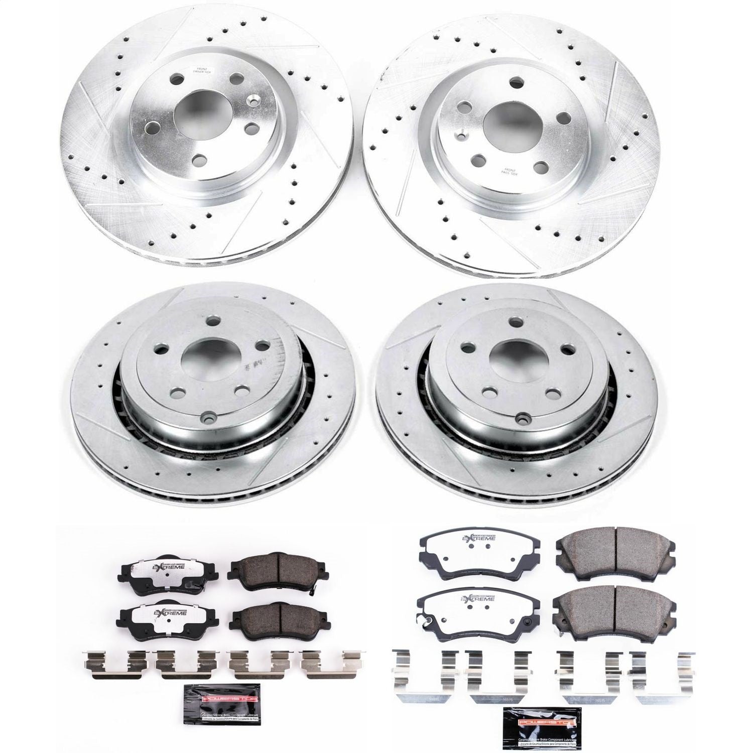 PowerStop Front & Rear Z26 Street Warrior Brake Kit | Chevrolet Caprice (11-17) (K5949-26)