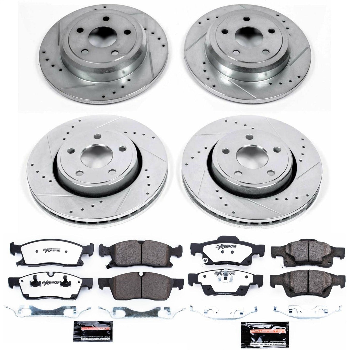 PowerStop Front & Rear Z36 Truck & Tow Brake Kit | Dodge Durango (11-19) (K5952-36)