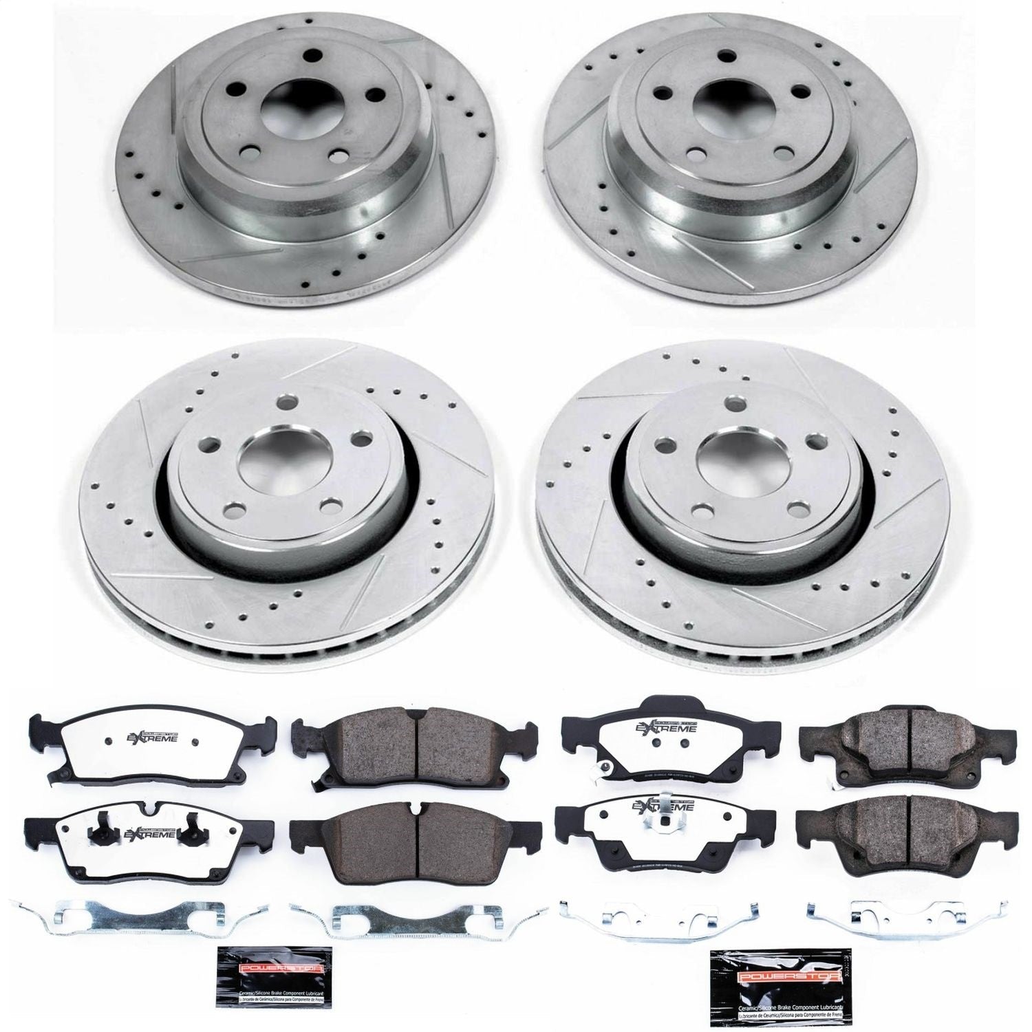 PowerStop Front & Rear Z36 Truck & Tow Brake Kit | Dodge Durango (11-19) (K5952-36)