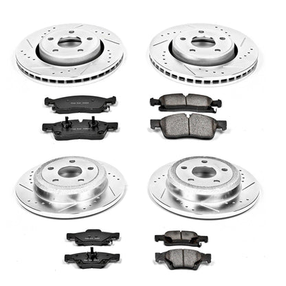 PowerStop Front & Rear Z23 Evolution Sport Brake Kit | Dodge Durango (11-19) (K5952)