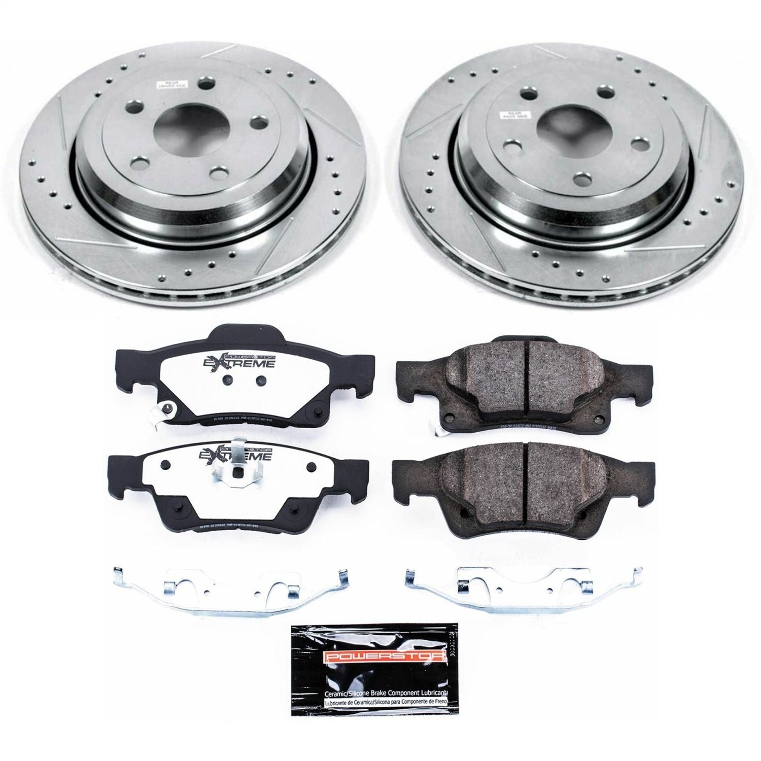 PowerStop Rear Z36 Truck & Tow Brake Kit | Dodge Durango (11-19) (K5953-36)