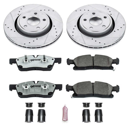 PowerStop Front Z26 Street Warrior Brake Kit | Dodge Durango (11-19) (K5954-26)