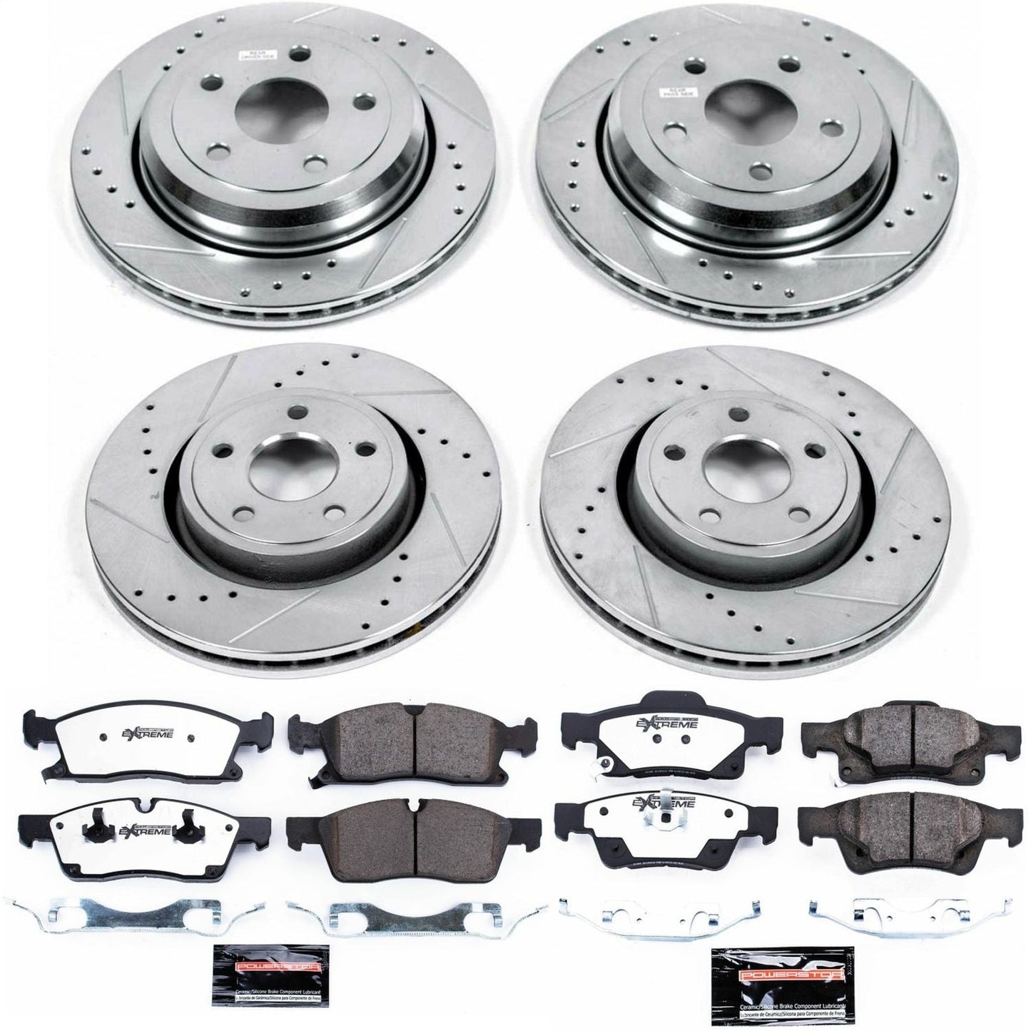 PowerStop Front & Rear Z36 Truck & Tow Brake Kit | Dodge Durango (11-19) (K5955-36)