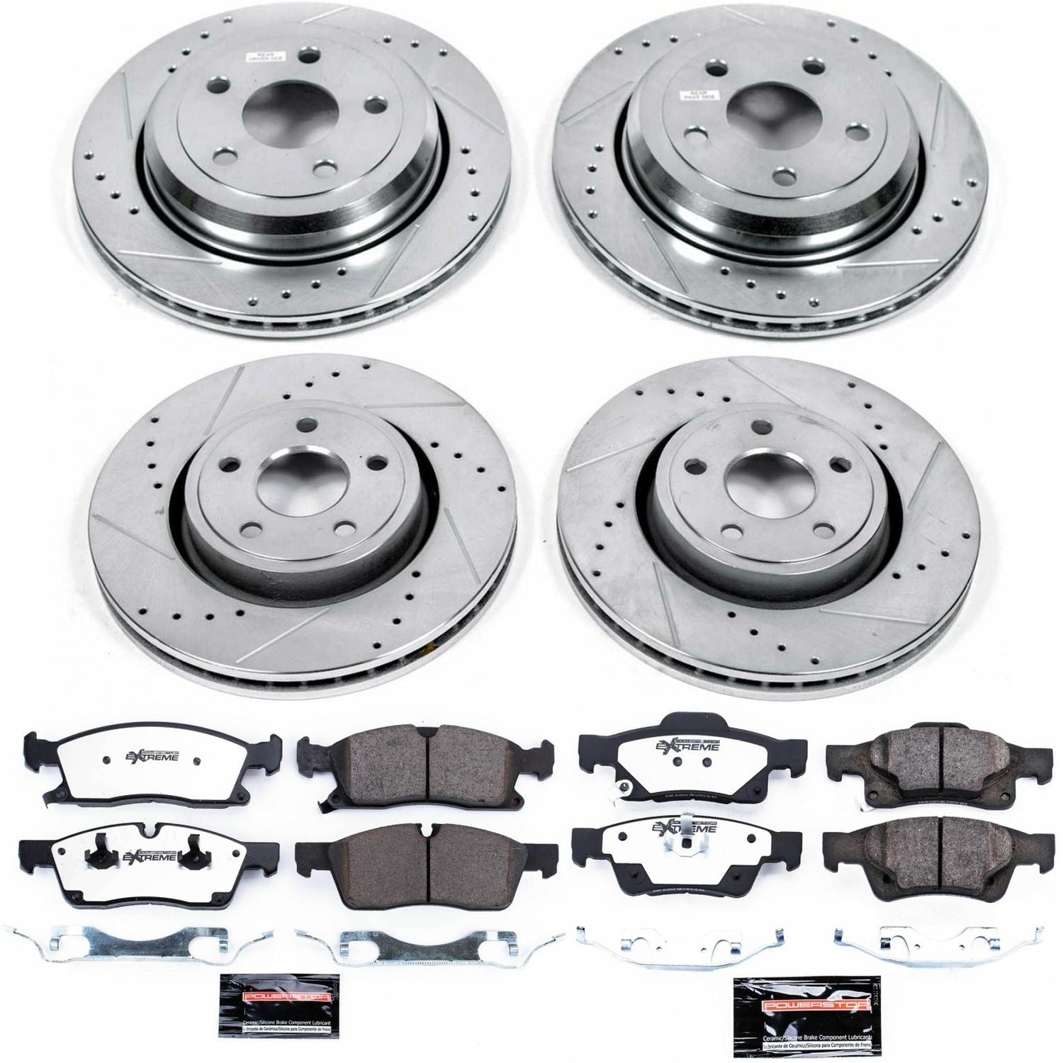PowerStop Front & Rear Z36 Truck & Tow Brake Kit | Dodge Durango (11-19) (K5955-36)