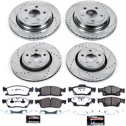 PowerStop Front & Rear Z36 Truck & Tow Brake Kit | Dodge Durango (11-19) (K5955-36)
